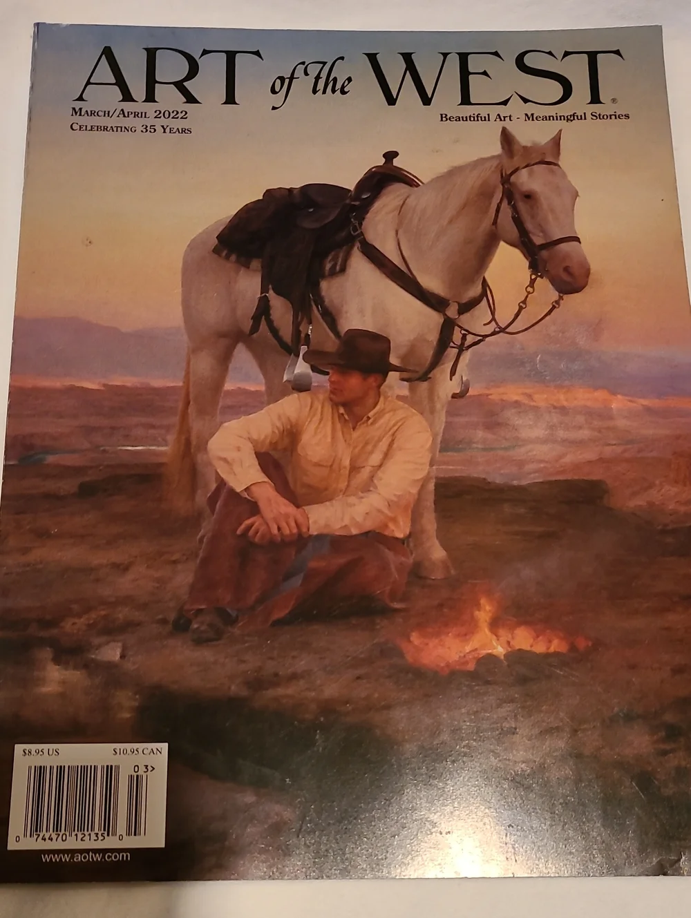 Art Of The West 3 Issues, Beautiful Art And Stories Magazine Mar May July 2022